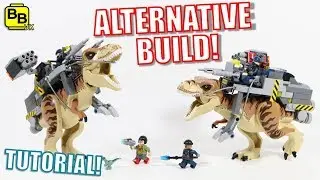 CYBER REX!! LEGO JURASSIC WORLD 75933 ALTERNATIVE BUILD CYBER REX!