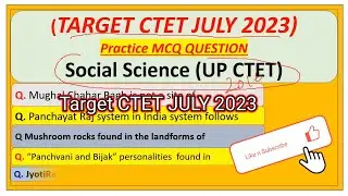 CTET JULY 2023 || Social science || Complete Syllabus || #ctet2023