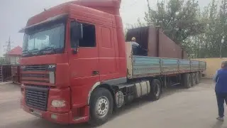 Шторку в стойло, работаю с бортовым по городу) Меняю кран печки😊