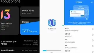 Miui 13 Android 12 : VMOS KERNEL : NEW Update Fix Root Lite Rom
