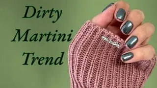 HOW TO CHROME NAILS | Dirty Martini Nails | Dip Powder | Mani Bisshhh