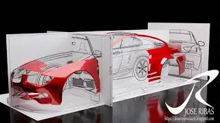 Modelado 3D, Renderizado y Animación de un Coche en Blender 2.80