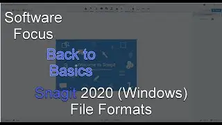 Software Focus - Back to Basics: Snagit 2020 (PC) File Formats