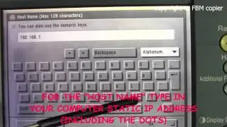 How to create FTP Scan account on Canon IR Series Copy Machine