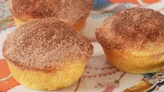 Doughnut Muffins Recipe Demonstration - Joyofbaking.com