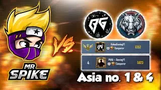 Asia No 1 & 4 Conquerors In My Lobby MUST Watch!! | PUBG Mobile | Mr Spike
