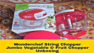 Wonderchef String Chopper Jumbo Vegetable & Fruit Chopper Unboxing in Hindi