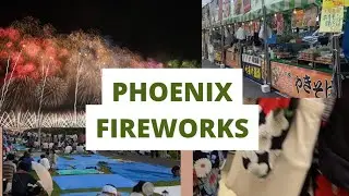 DYNAMIC PHOENIX FIREWORKS IN NAGAOKA JAPAN