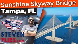🚁 Sunshine Skyway Bridge Helicopter Tour - Instagram Influencer @megan_bair