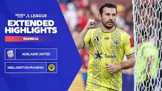 Adelaide United v Wellington Phoenix - Extended Highlights | Isuzu UTE A-League 2023-24 | Round 11
