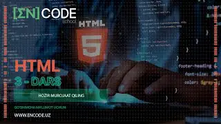 HTML - 3 dars