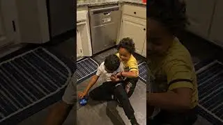 Cousins playing 