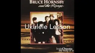 The Way It Is (Bruce Hornsby) Ukulele Lesson