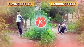 SuperHero Flying and Landing Effect on KineMaster | How to make ? | Flying effect | Landing effect