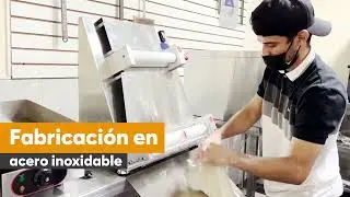 Laminadora de masa industrial para panaderías, pastelerías, pizzerías  (30 & 40 cm)