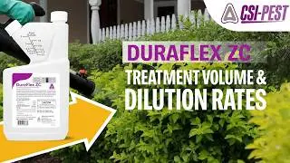 DURAFLEX ZC | Treatment Volume and Dilution Rates
