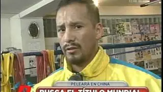Franklin Mamani: peleará en China, busca el título mundial