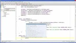Android SQLite Database Tutorial 4 @ Show SQLite Database table Values using And HD