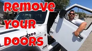 How To Remove The Doors On A Jeep Gladiator JT / Wrangler JL
