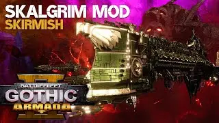 Nemesis Chapter vs Dark Eldar | Skalgrim Mod Skirmish | Battlefleet Gothic: Armada 2