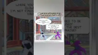 "The Joker"/ Title: "No Clowning Around"!!(#Fuzzy Buzzyman Comic Strips!)