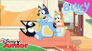 💙 Kittlande krabbor | Bluey | Disney Junior Sverige