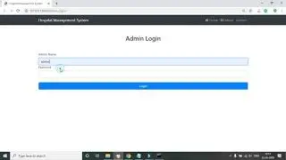 Django Project | Hospital Management System | Python Project