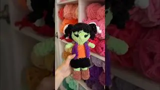 let’s make a cute little spooky frankenstein crochet doll 💚 #crochet #fall #amigurumi