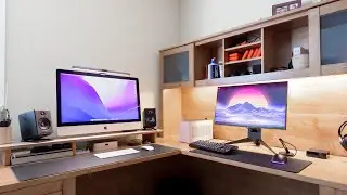 Mac + PC Desk Setup Tour!
