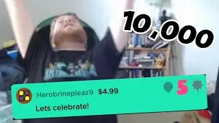 I Donated to a Random Streamer for 10,000 Subscribers!