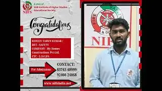 Congratulations on your selection for My Homes groups as DET - Safety.👏👏👏