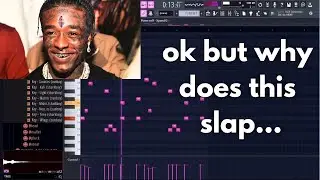 making a beat from a lil uzi vert acapella (in fl studio)