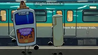 from the subway train || ft. glue and cheese stick!