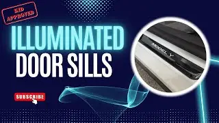 KIDS APPROVED! Tesla Model 3 & Y LED Illuminated Door Sills | Tesery