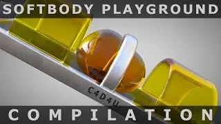 SOFTBODY PLAYGROUND Compilation ❤️😃❤️ C4D4U