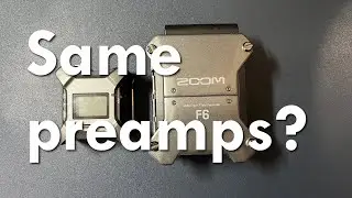 Zoom F3 and Zoom F6 preamp comparison