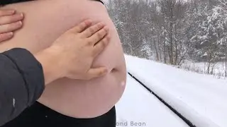 “Blizzard Belly Play: Fat BBW Girlfriend”