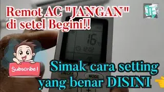 Tips Setelan Remot AC yang benar