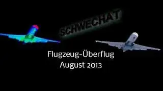 Schwechat - Flugzeug - Überflug - Vienna Airport