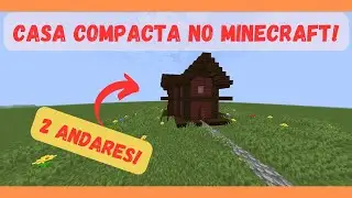 Construí uma Casa compacta de 2 andares no #Minecraft! ° tjogos333 °