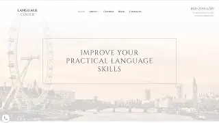 Language School Moto CMS 3 Template by MotoCMS - 59184