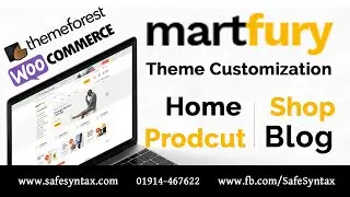 Martfury Theme Customization  | Shop or Catalog -  Home - Product - Blog Page