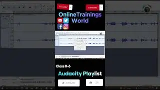 Audacity Tutorial Deepening Your Voice for Video Project 