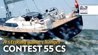 CONTEST 55 CS - Sail Boat Walkthrough - The Boat Show