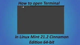 03. How to open terminal in Linux Mint 21.2