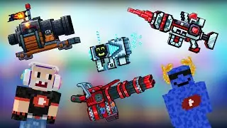 Pixel Gun 3D и Nemesis PG - ВСЁ ОРУЖИЕ PIXEL PASS 23.3