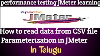 How to read CSV data from file. Jmeter parameterization configuration.