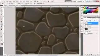 hand painted floor texture