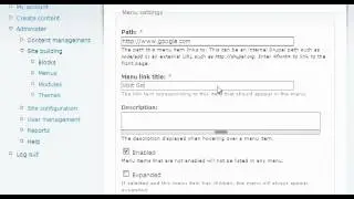 How to create menus in Drupal
