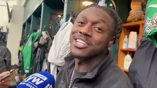 Eagles AJ BROWN tell fans WATCH how they play vs Dallas Cowboys